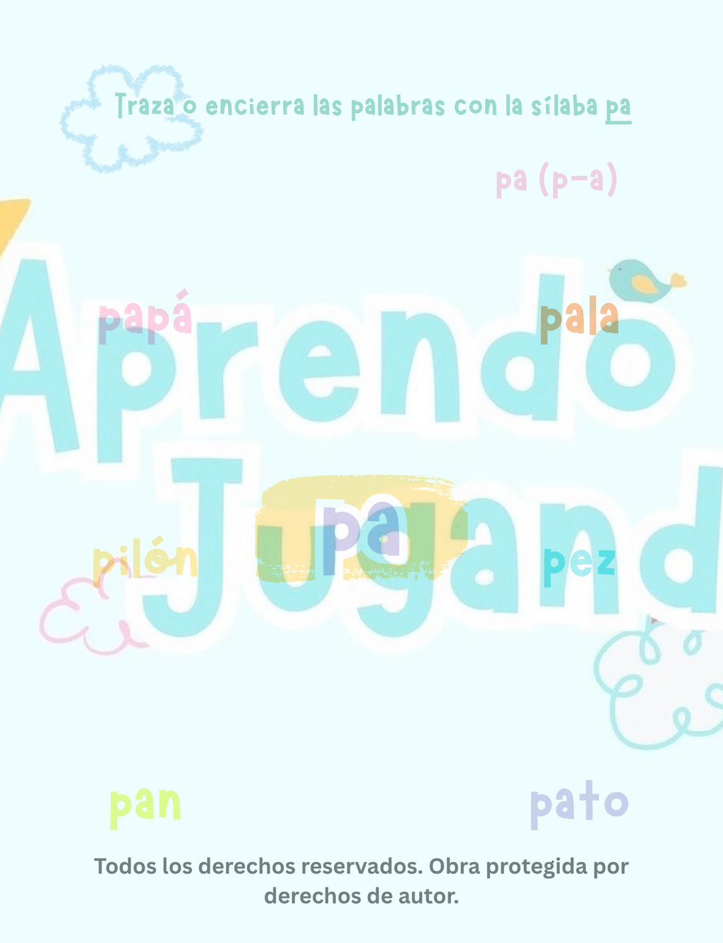 Aprendo las Sílabas