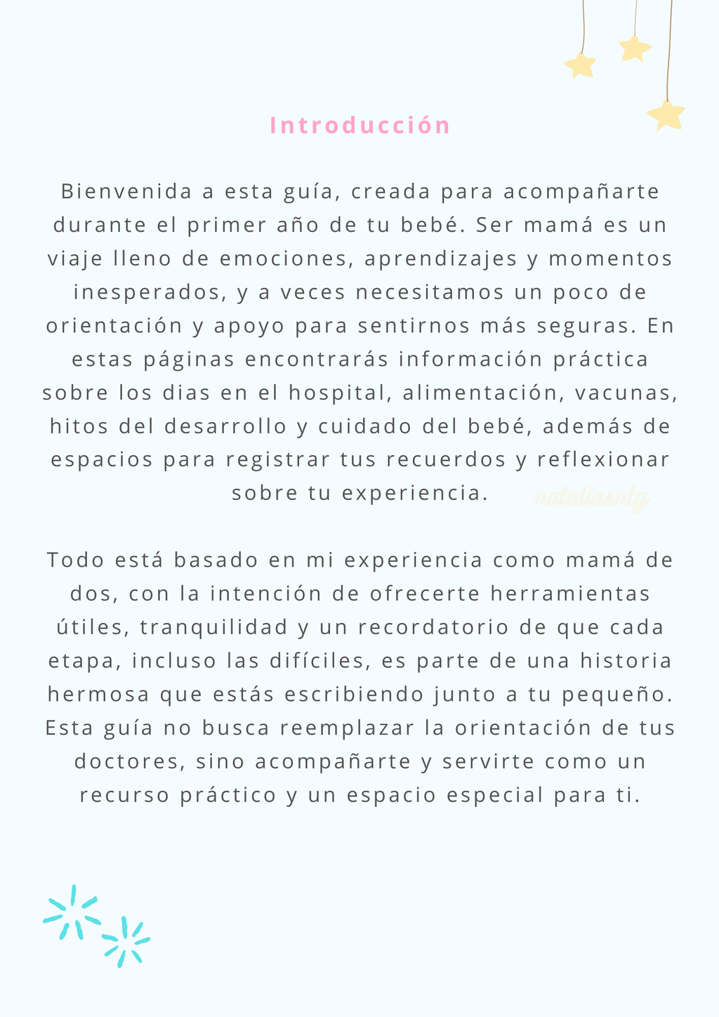 Guía digital - Bienvenida, maternidad
