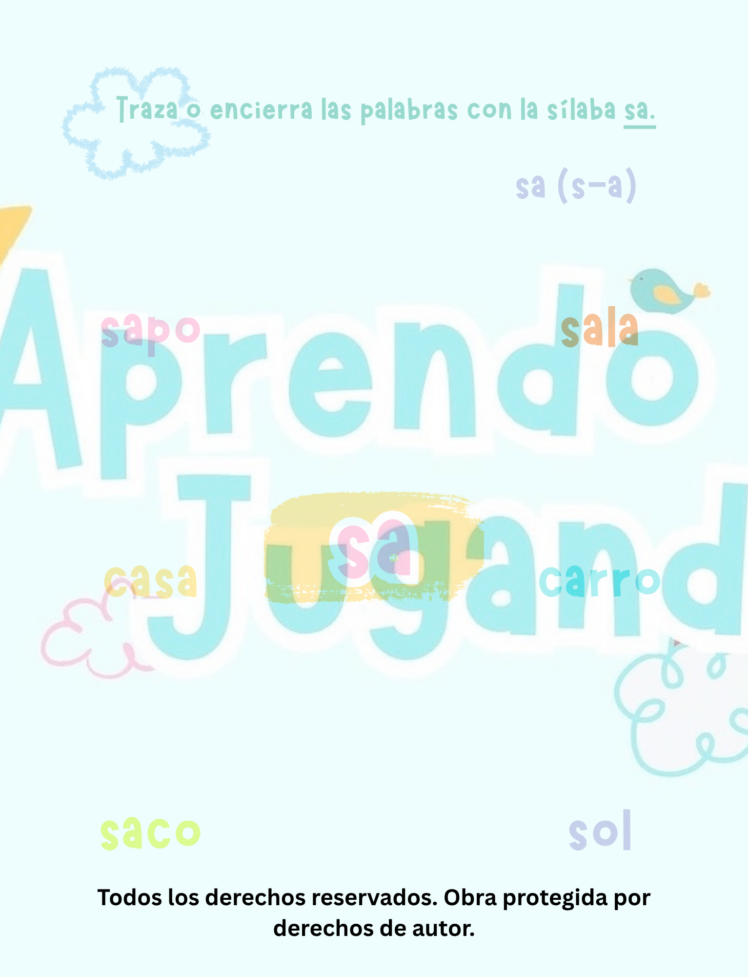 Aprendo las Sílabas