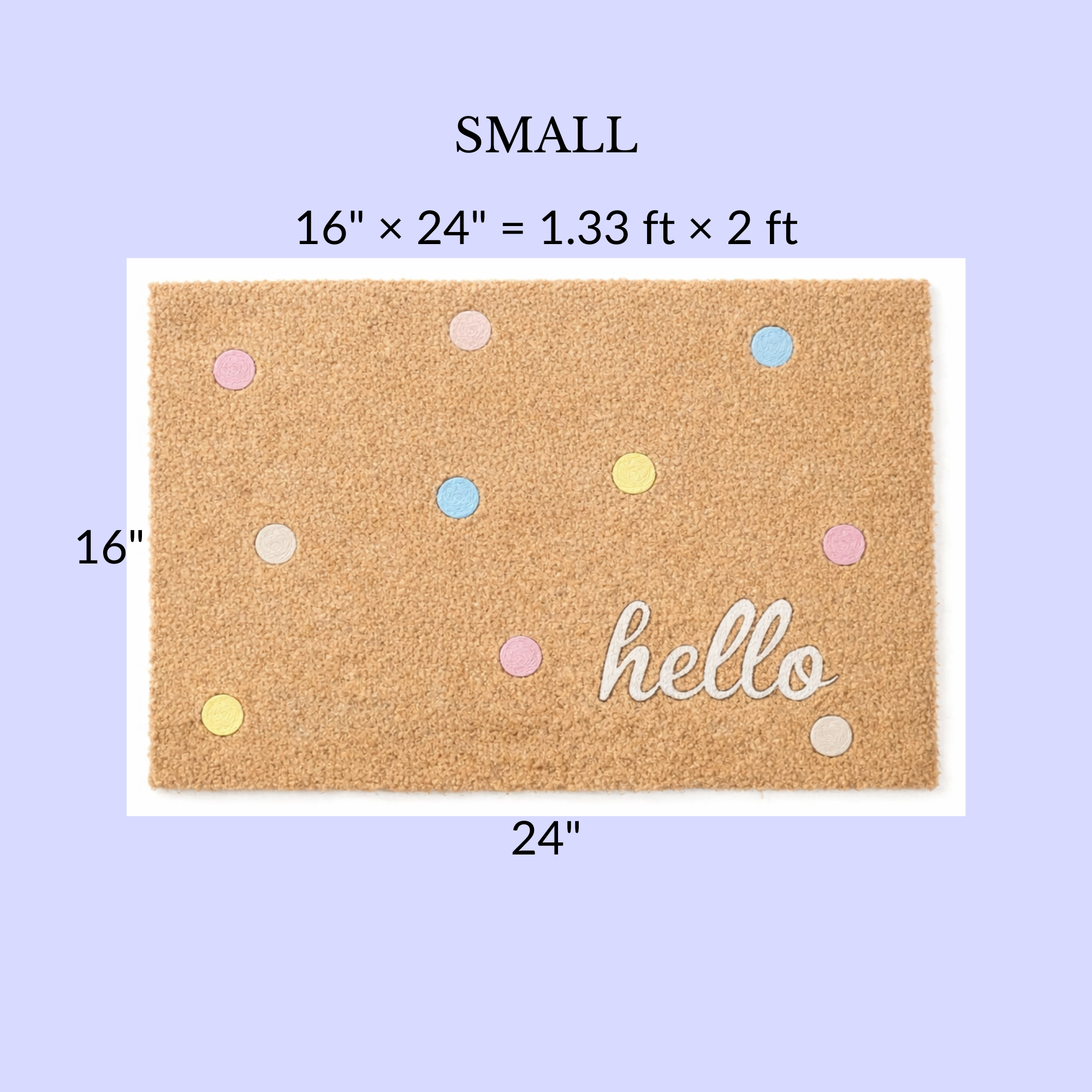 Doormats (con texto personalizado)