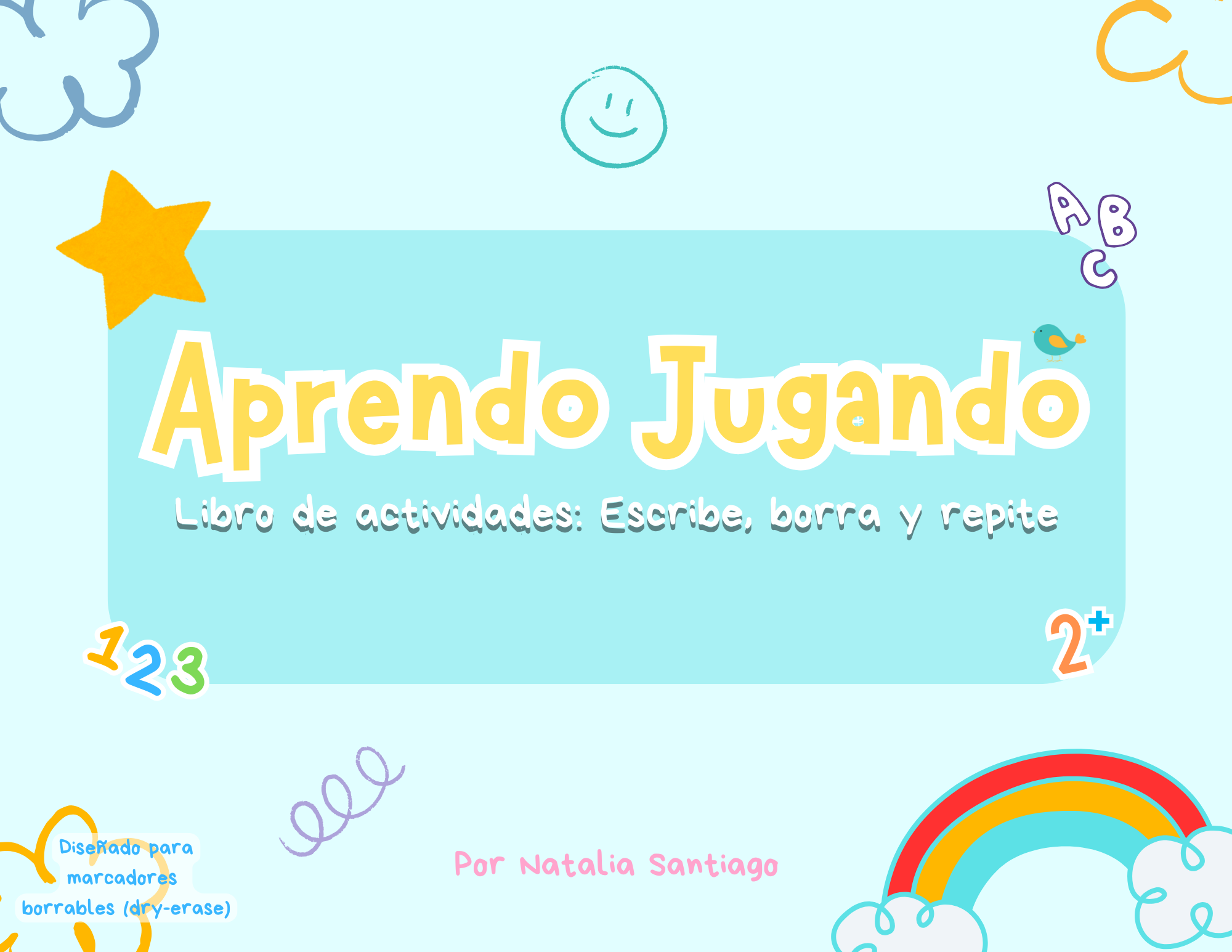 Aprendo Jugando – Libro de Actividades,Escribe, Borra & Repite