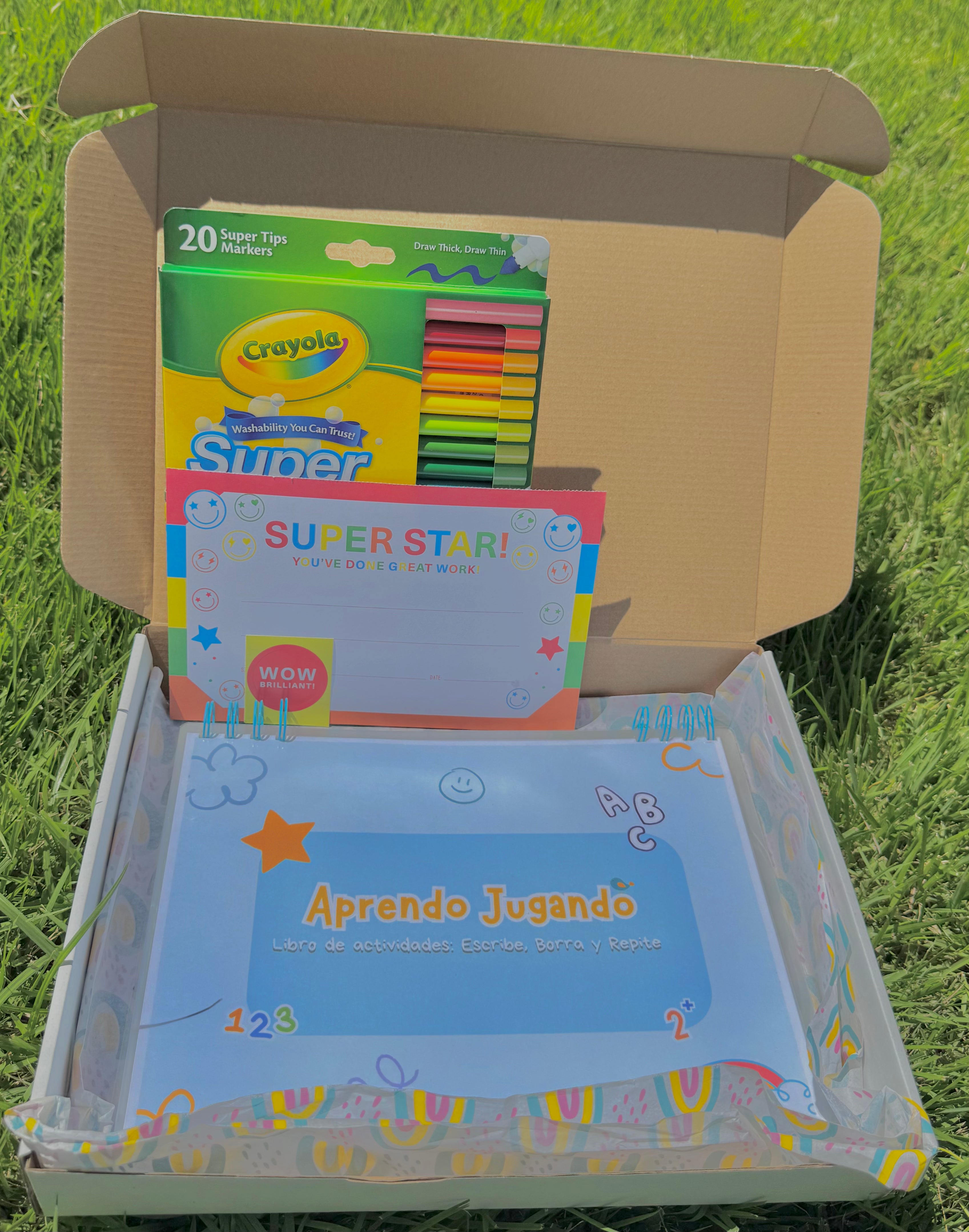 Aprendo Jugando – Libro de Actividades,Escribe, Borra & Repite