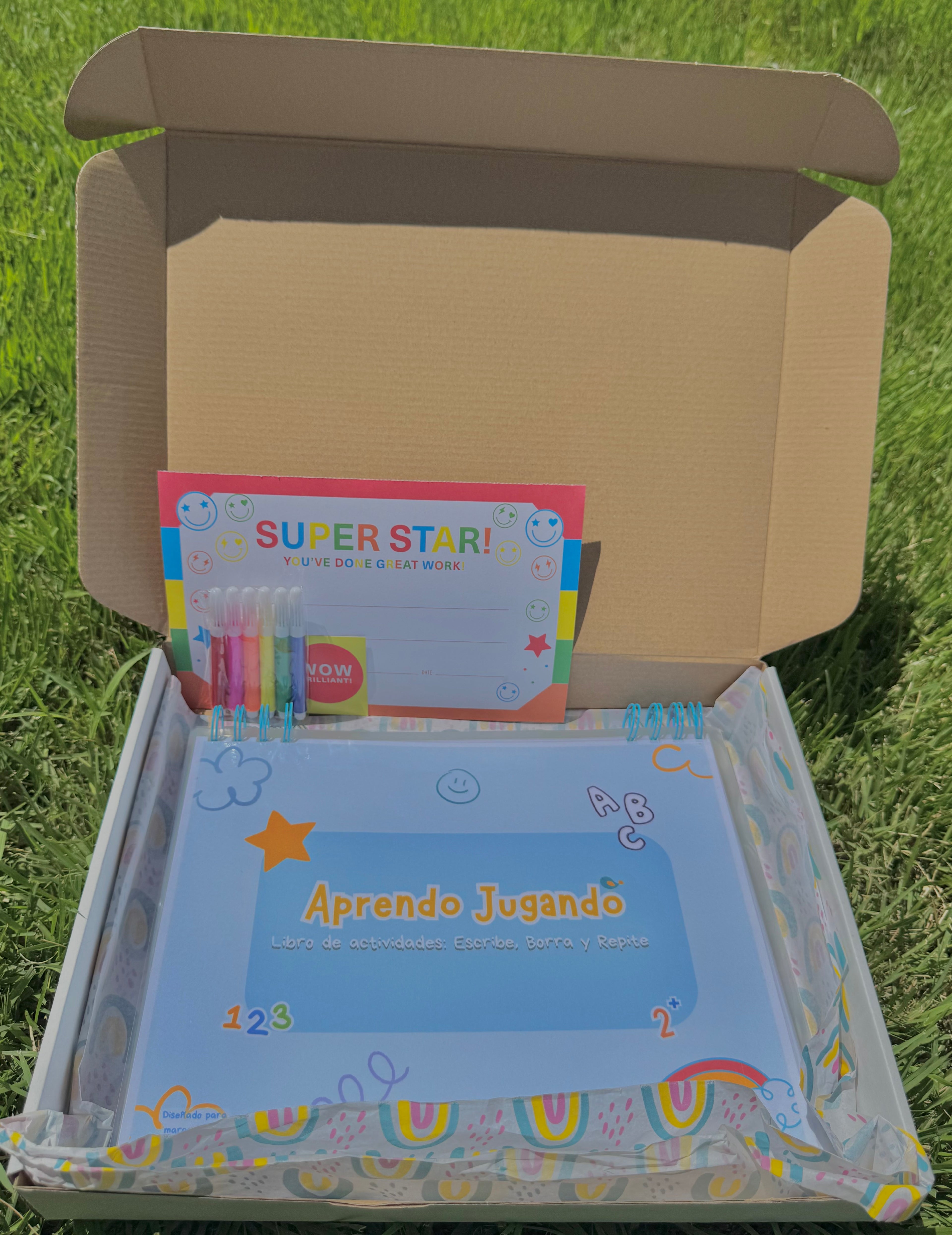 Aprendo Jugando – Libro de Actividades,Escribe, Borra & Repite